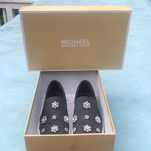 WORN ONCE! Michael Kors Slip On Sneakers - Picture 4 of 4